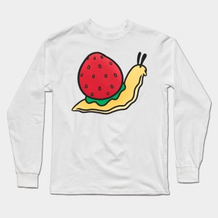 Strawberry snail Long Sleeve T-Shirt